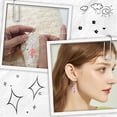 thumbnail image 5 of 1 Box 20Pcs Knitting Stitch Markers Polymer Clay Flower Beads Cute Charms Removable Locking Crochet Marker Clip on Crocheting Charms for Sewing Weaving Knitting Yarns DIY Craft Supplies for DIY, 5 of 9