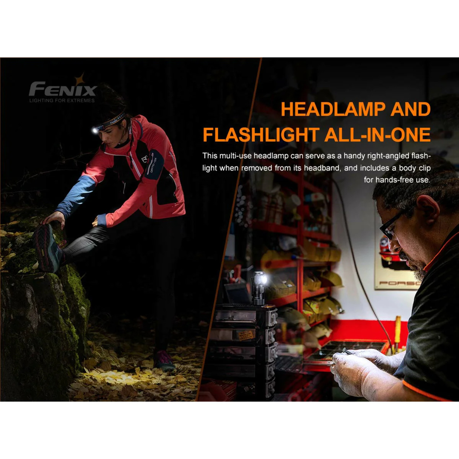 Fenix Lighting HM50R V2.0 Lithium Ion 700 Lumens Cree XP-G3 S4 LED Headlamp, Black