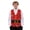 Colorful Lights Santa Claus Clothes, variant on Green Camo Men's V-Neck Business Vests with 3 Pockets Camouflage Formal Dress Vest for Suit Tuxedo Casual 4 Button Waistcoat Size L