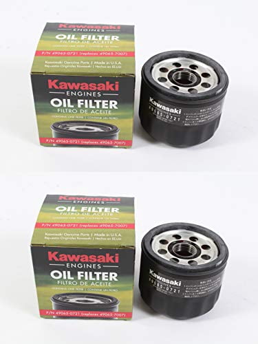 Kawasaki 2 Pack of OEM Engine Oil Filters - 49065-0721-2PK