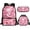 Axolotl Strawberry Pink, variant on Jeiento Axolotl Bookbag and Lunch Box Set for Girls 6-8/9-10 School Backpack for Kids 4th Grade/5th Grade Insulated Lunch Bag Zippper Pencil Case Pink Strawberry 3 in 1 Elementary School Book Bags