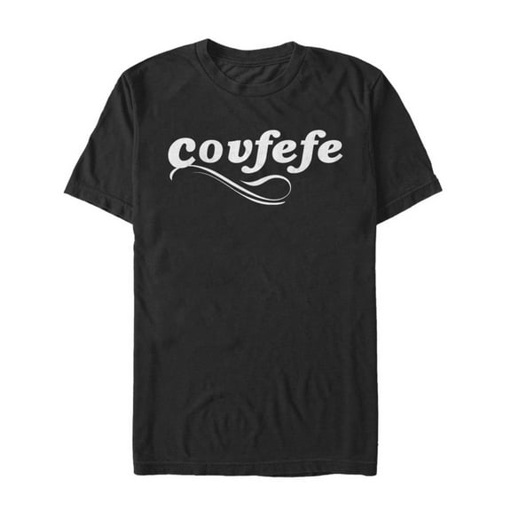 Men's Lost Gods Covfefe Curls  Graphic Tee Black 4X Large