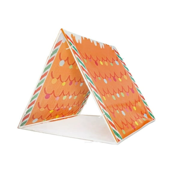 Gingerbread House Play Tent For Kids Foldable Christmas Themed Indoor Outdoor Fun Gift
