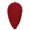 Burgundy, variant on Vickerman 7" Silver Flocked Pinecone Christmas Ornament, Pack of 2