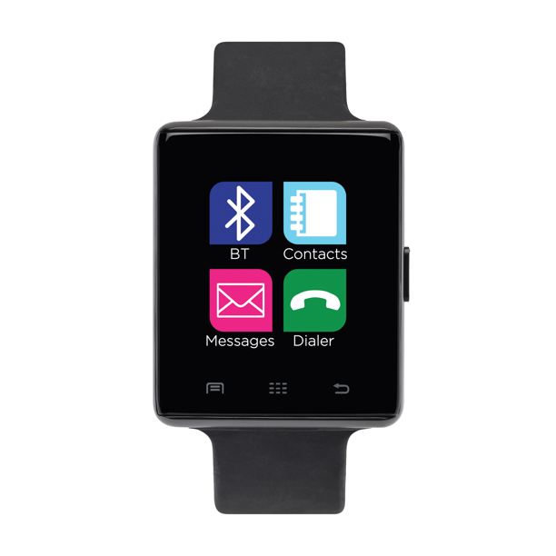 iTouch Air Smartwatch 45mm Black Case with Black Strap - Walmart.com - Walmart.com