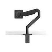 Humanscale M2.1 - Mounting kit (tilt bracket, VESA adapter, monitor arm, 12" straight link/dynamic link arm, two-piece desk clamp mount) - adjustable arm - for LCD display - black with black trim - mounting interface: 100 x 100 mm - deck-mountable