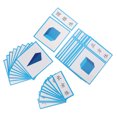 thumbnail image 3 of Tarjetas de papel impresas Montessori Aprendizaje Geometría de juguetes educativos Sunnimix Ayudas de enseñanza Montessori, 3 of 8