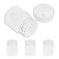 thumbnail image 4 of Plastic Wide Mouth Laboratory Bottles for Storage 4Pcs Transparent Leakproof Design, 4 of 5