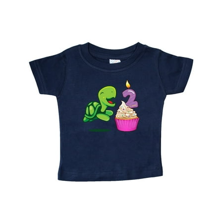 

Inktastic 2nd Birthday Turtle Gift Baby Boy or Baby Girl T-Shirt