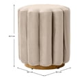 thumbnail image 3 of Ottoman Mainstays Beige, 3 of 4