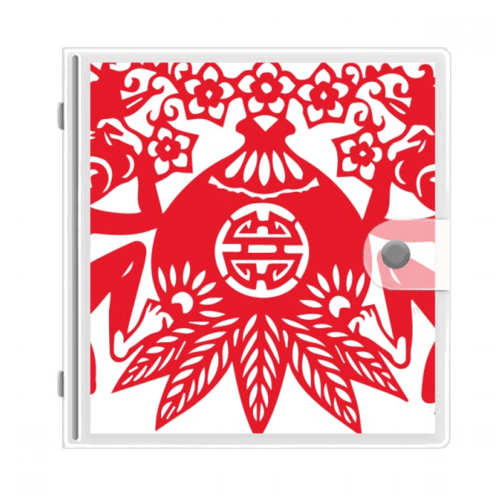 China Chinese Zodiac Monkey Peach Flowers Photo Album Wallet Wedding