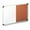 White, variant on UNIVERSAL Cork/Dry Erase Board Melamine 36 x 24 Black/Gray Aluminum/Plastic Frame 43743