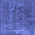 thumbnail image 1 of Ahgly Company Indoor Square Oriental Blue Industrial Area Rugs, 5' Square, 1 of 4
