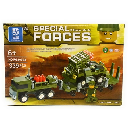 Hayes Army Special Forces World Tank War 339pc Building Block Set,