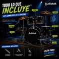 thumbnail image 3 of Batería Acustica Musical 5 piezas AUDIOTEK Negra, 3 of 7