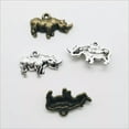 thumbnail image 7 of U8MO 8/20/60pcs Rhinoceros Antique Silver Charms Pendants for Jewelry Making 13*20mm-Antique silver-8pcs, 7 of 7