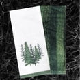 thumbnail image 5 of The Big One Mountain Mist White Green Bath Hand Towels 2-Piece Bathroom, 5 of 8