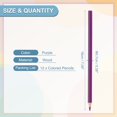thumbnail image 2 of Uxcell Purple Colored Pencils Set, 6Pcs Oil Color Pencils Wooden Coloring Drawing Pencil for Artists Art Painting, 2 of 6