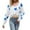 White, variant on Herrnalise Women's V Neck Waffle Knit Cropped Top Long Sleeve Pullover Crop Sweater Butterfly Prints Sweaters Pink,L