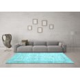 thumbnail image 3 of Ahgly Company Indoor Rectangle Persian Light Blue Traditional Area Rugs, 3' x 5', 3 of 4