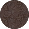thumbnail image 1 of Ahgly Company Machine Washable Indoor Round Transitional Carbon Gray Area Rugs, 4' Round, 1 of 7