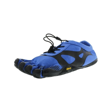 Vibram Five Fingers Men's Kso Evo Blue / Black Ankle-High Polyester Training Shoes - (Best Five Finger Shoes For Running)