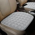 thumbnail image 4 of Ikohbadg Car Seat Cushion, Automotive Breathable Comfort Memory Foam Thin Driver Seat Pad with Non-Slip Rubber Bottom & Storage Pouch, Universal for Vehicle Truck Van SUV Office Chair, Gray, 4 of 6