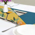 thumbnail image 4 of Yayeee Table Runner 70 inches Long Home Kitchen Dinning Party Decoration, Yellow Glasses, 4 of 7
