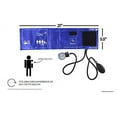 thumbnail image 3 of Elite Medical Instruments Adult Cuff Deluxe Aneroid Sphygmomanometer Blood Pressure Monitor, #217, Royal Blue, 3 of 3