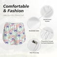 thumbnail image 4 of Balery Bulldog Pattern Women's Running Shorts with Liner 2 Pockets Elastic Workout Athletic Gym Yoga Shorts-Small, 4 of 7