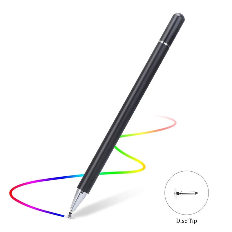 No Need Pairing 2020 Upgraded Grey Capacitive Stylus Pen for Touch Screens High Sensitivity Pencil Magnetism Cover Cap for iPad Pro/iPad Mini/iPad Air/iPhone Series 