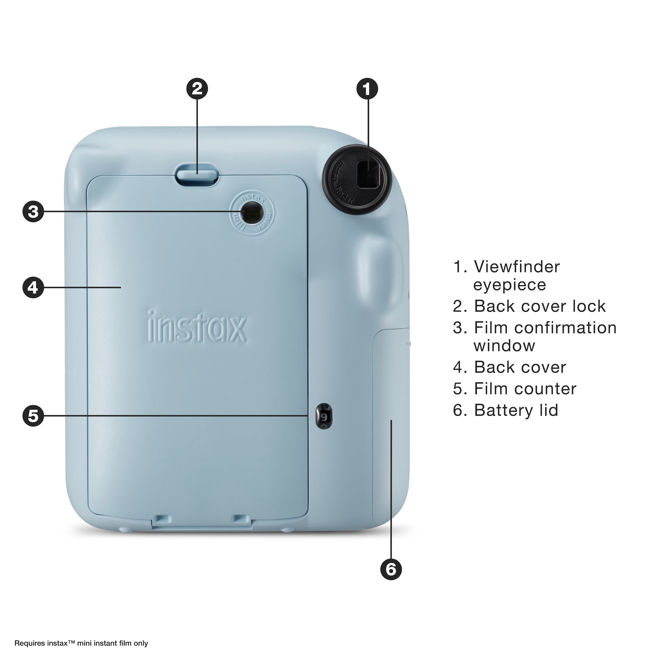 FUJIFILM INSTAX MINI 12 Instant Film Camera | Blue