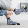 thumbnail image 2 of Pofeuu Watercolor Flowers Butterfly Print 30cm Socks, Adult Running Hiking Socks for Youth and Adult, 2 of 7