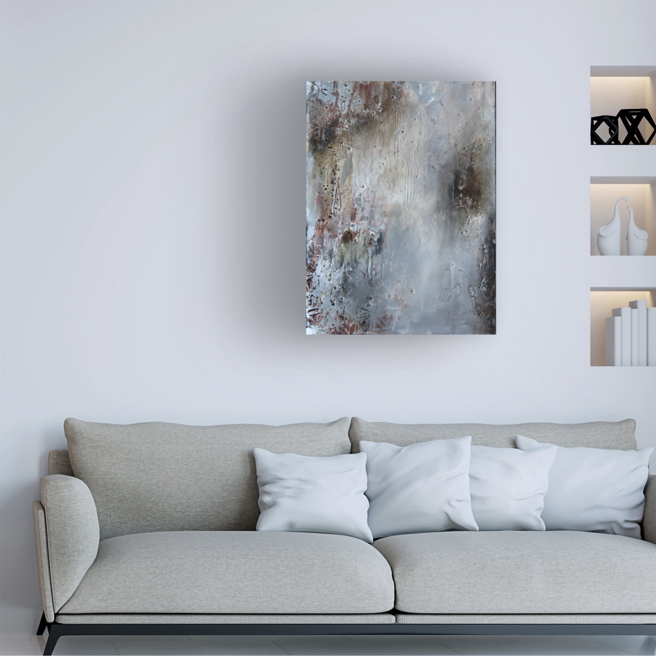 Canvas Wall Art - Deb Chaney 'Terracotta I' Wall Art for Living Room, Bedroom, or Office Décor by Trademark Fine Art - 14 x 19 Inches
