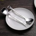 thumbnail image 1 of 6 Stainless Steel Heart Spoons Kidney Spoons, Dessert Spoons, Coffee Spoons, 1 of 3