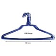 Wire Hangers 18" Standard Clothes Hangers … (50) (Blue)