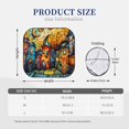 thumbnail image 3 of Windshield Sun Shade, Whimsical Colorful Village Street Foldable Car Sun Shade Windshield for Front, 2 Pieces, 3 of 7