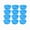 Blue, variant on Stcellnmex 12 Pcs White Kids Small Plastic Bowls Microwave Dishwasher Safe Toddler Bowls for Cereal Snack Salad Dessert Soup