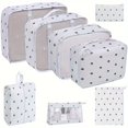 thumbnail image 1 of CHUANK 7 Pcs Travel Luggage Bags  Solid Color Clothes Storage Bags  Travel Portable Bags, 1 of 7