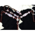 thumbnail image 2 of Showman Pony Tie Dye Unicorn Print Leather Headstall & Breast Collar Set, 2 of 4