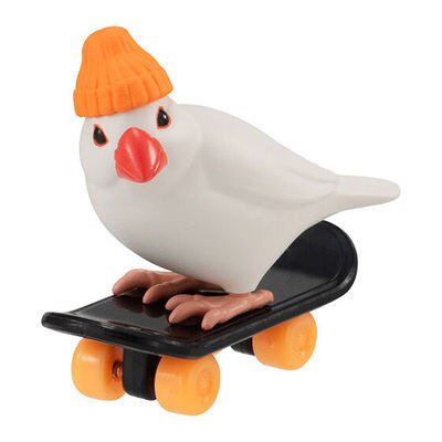 Bandai Gashapon Genuine Skateboarding Animals Hamster White Bird French Dogfighting Diferentes modelos de estilo Niños Brinquedos xuanjing unisex