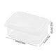thumbnail image 3 of Caja de almacenamiento del congelador de carne del refrigerador | Plástico de grado alimenticio | Pequeño recipiente organizador con tapa | Blanco | 1 Pieza | Estuche extraíble transparente, 3 of 7