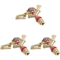 thumbnail image 1 of 3X Hot New 1/2 Pulgadas Dual Connector Zinc Alloy 360 Degree Rotar El Brazo Oscilante Water Sprinkler  Boquilla Jardin de Riego Por Aspersion, 1 of 1
