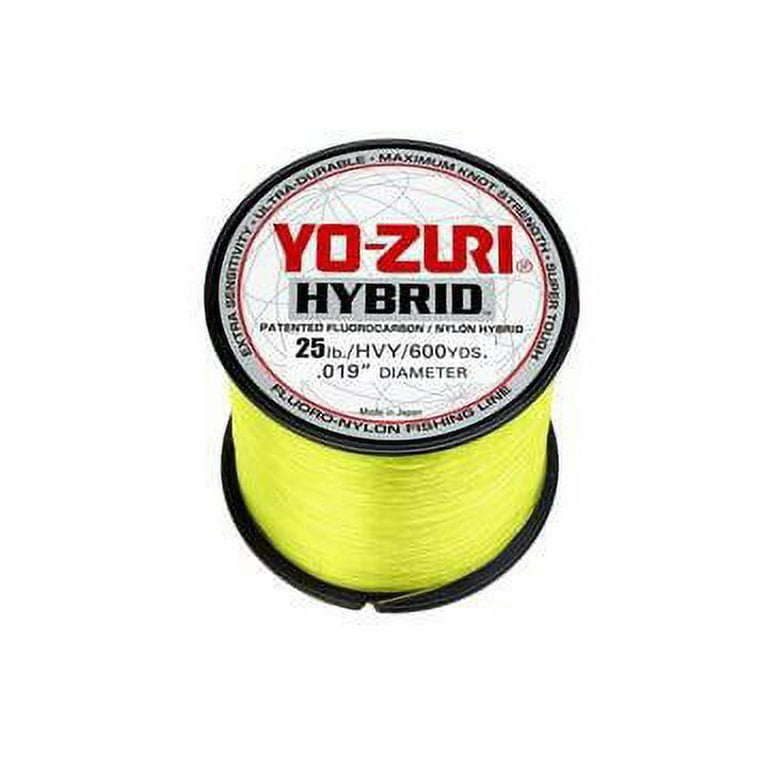 Yo-Zuri Hybrid 25lb 600yd High Vis Yellow Fishing Line 