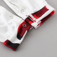 thumbnail image 5 of Matching Christmas Pajamas for Family Graphic Reindeer Casual Letter Printed Crew Neck Long Sleeve Shirts Comfy Plaid PJ Sleepwear Outfits Baby Red 24M, 5 of 6