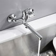 thumbnail image 2 of Kitchen Faucets Chrome Kitchen Faucet Pull Out Sprayer Swivel Spout Single Hole Sink Mixer Tap, 2 of 9