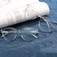 thumbnail image 4 of Naturegr Unisex Transparent Spectacles Clear Lens Eyeglasses Glasses Frame, 4 of 7