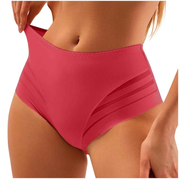 Njagoc3 Women's High-Waist Tummy Control Shapewear Panties - Slimming Supportive Under-Dress Wear
