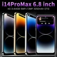 thumbnail image 2 of Smartphone 6.8'' Incell Screen,3250 mAh Dual Camera Smartphones,Unlocked Android Phones T Mobile Phones, 2 of 19