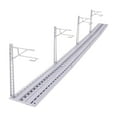 thumbnail image 1 of kusrkot Train Set Accessoires Station Plate-Forme Blocs de Construction Kit pour les Enfants d'Anniversaire 4-section Pistes, 1 of 9